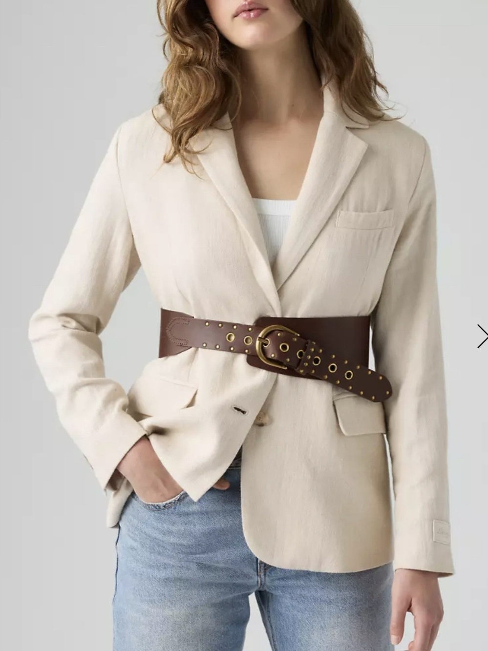 BNWT Levi's Buckle Up Wide Belt